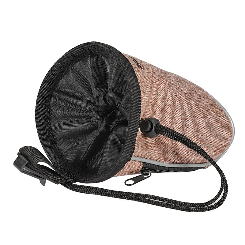 Dog Treat Training Pouch | Oxford Cloth 14.5×15cm with Poop Bag Dispenser | MyArturito