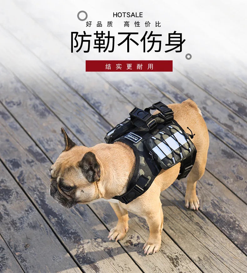 Pet supplies Dog Backpack for Hiking Camping Travel Waking Saddle Bag for Small Medium Dog Waterproof Tactics Pack