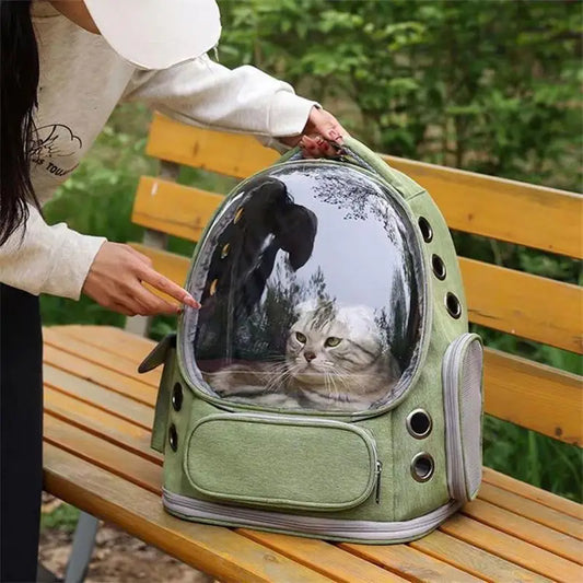 PawVoyager Air | Cat Backpack Carrier | Breathable Space Capsule Design | MyArturito