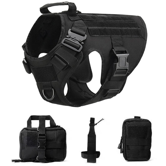 Tactical Dog Harness And Leash Set For Training And Outdoor Use | MyArturito