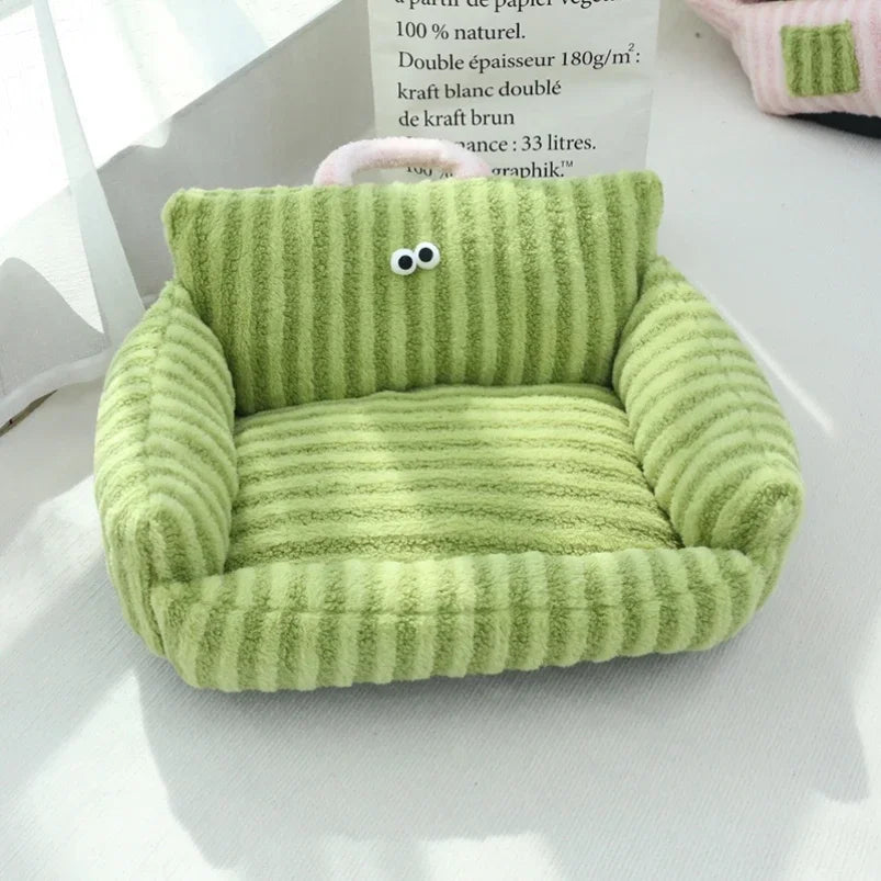 Puppy Special Sofa Kennel Winter Warm Pet Internet Celebrity Cat Nest Small Dog Dog Sleeping Mat Cushion Winter Bed