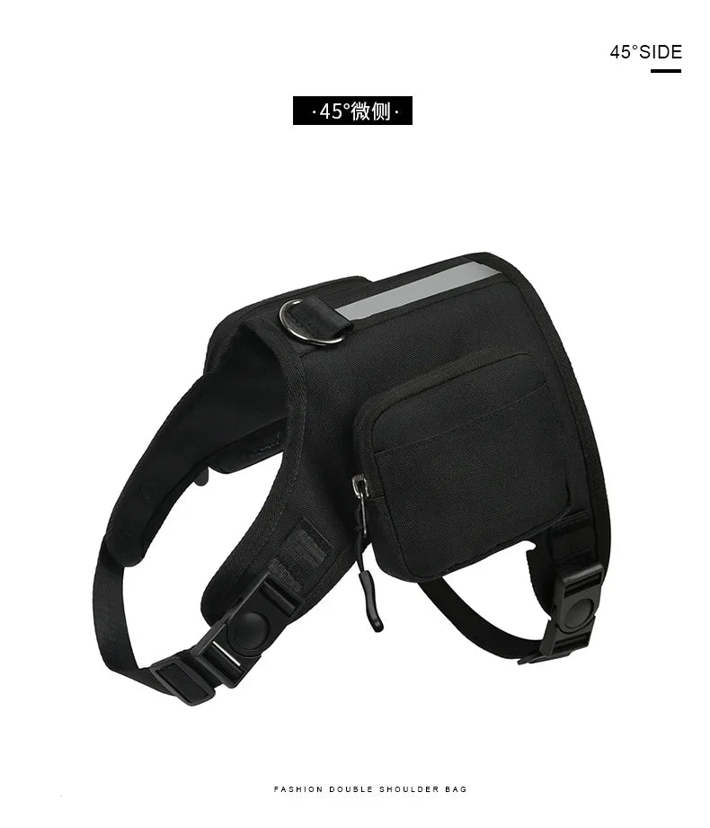 Pet supplies Dog Backpack for Hiking Camping Travel Waking Saddle Bag for Small Medium Dog Waterproof Tactics Pack