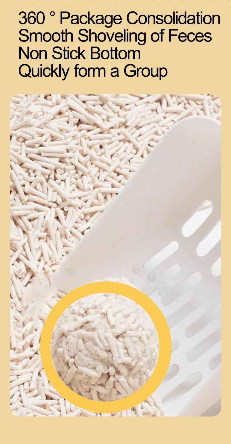 Tofu Cat Litter Green Tea Flavored Cat Litter Deodorizing Clumping Low Dust Non Stick Bottom