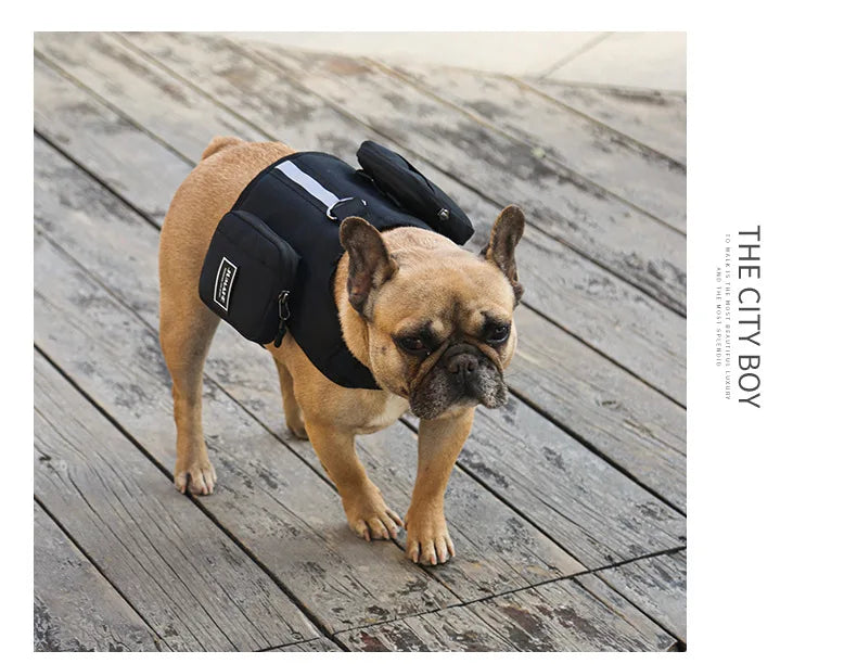Pet supplies Dog Backpack for Hiking Camping Travel Waking Saddle Bag for Small Medium Dog Waterproof Tactics Pack
