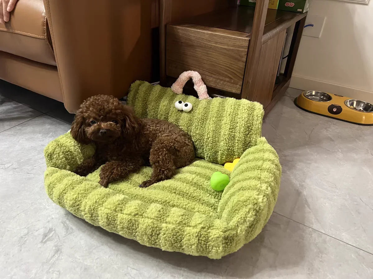 Puppy Special Sofa Kennel Winter Warm Pet Internet Celebrity Cat Nest Small Dog Dog Sleeping Mat Cushion Winter Bed