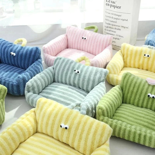 Puppy Special Sofa Kennel Winter Warm Pet Internet Celebrity Cat Nest Small Dog Dog Sleeping Mat Cushion Winter Bed