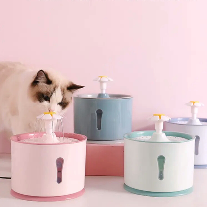 Automatic Cat Water Fountain 2.4L LED Smart Dispenser With Filter | MyArturito