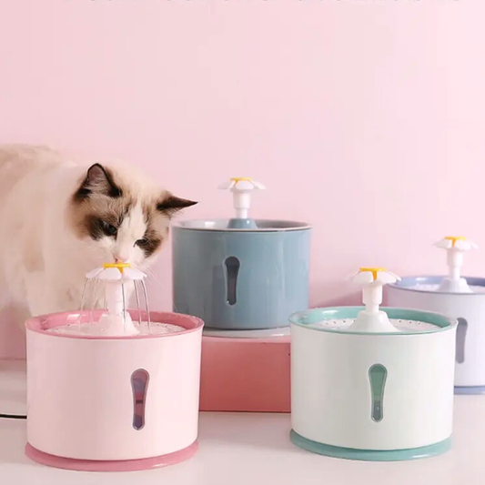 Automatic Cat Water Fountain 2.4L LED Smart Dispenser With Filter | MyArturito