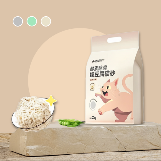 Tofu Cat Litter Green Tea Deodorizing Clumping Low Dust Non-Stick Bottom | MyArturito