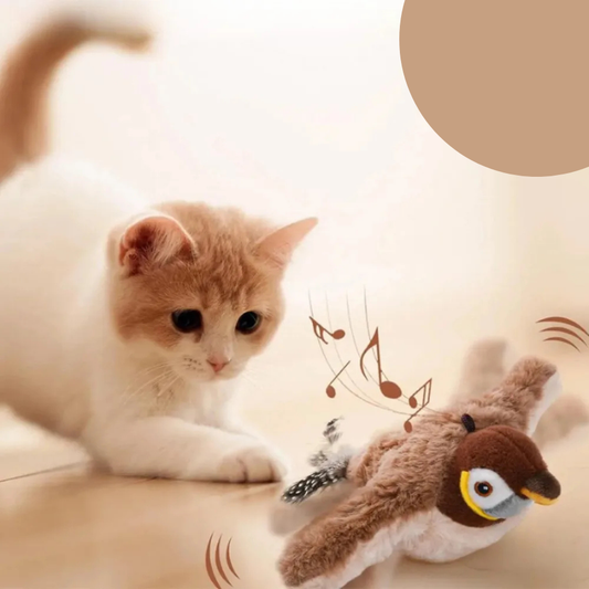 Interactive Chirping Bird Toy Touch-Sensitive Plush w/ Flapping Wings | MyArturito