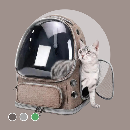 Cat Capsule Backpack Carrier Breathable Travel Space For Small Pets | MyArturito
