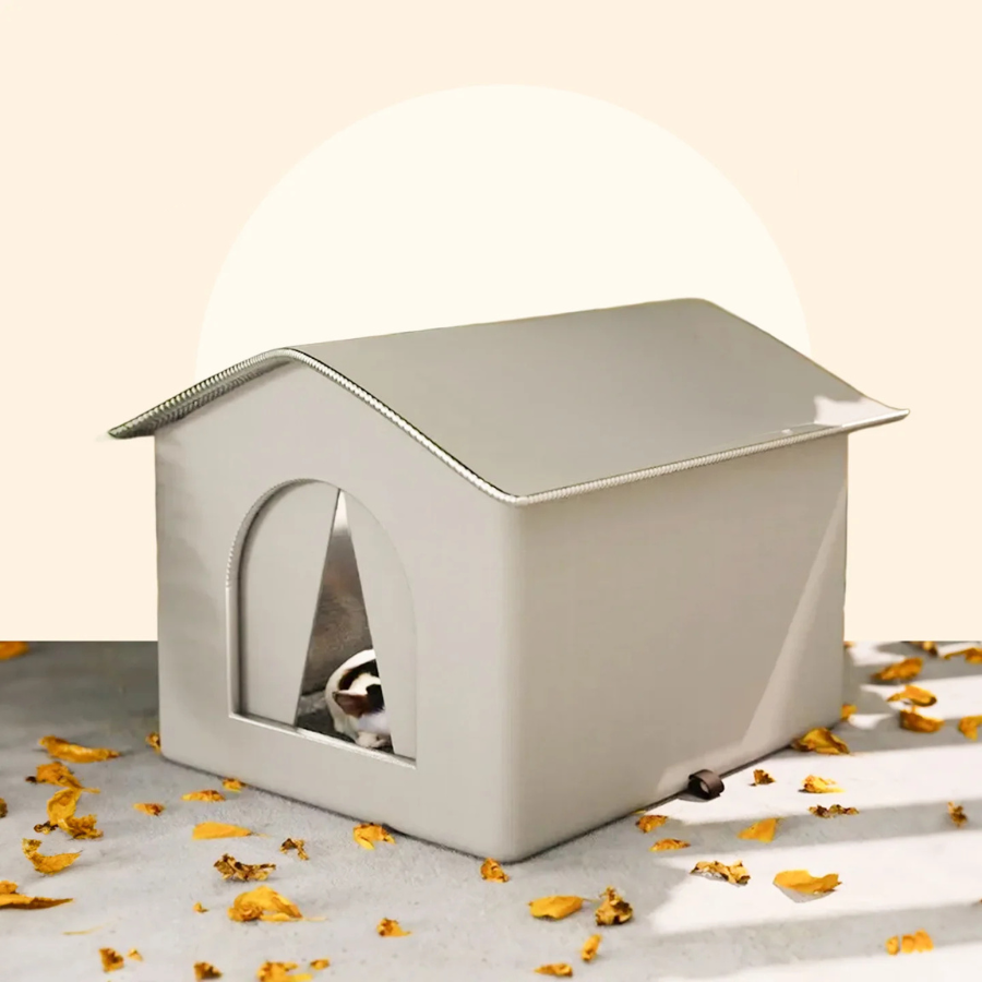 Waterproof Outdoor Cat House Warm Winter Shelter In 3 Sizes | MyArturito