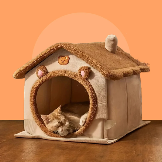 Cozy Fiber Cat House Cove Soft Warm And Stylish Hideaway For Cats | MyArturito
