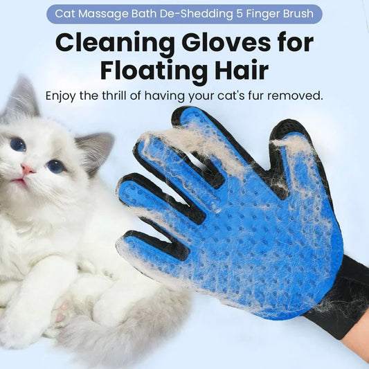 Cat Grooming Glove | Rubber Hair Removal & Massage Brush | MyArturito