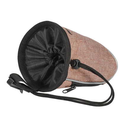 Dog Treat Training Pouch | Oxford Cloth 14.5×15cm with Poop Bag Dispenser | MyArturito