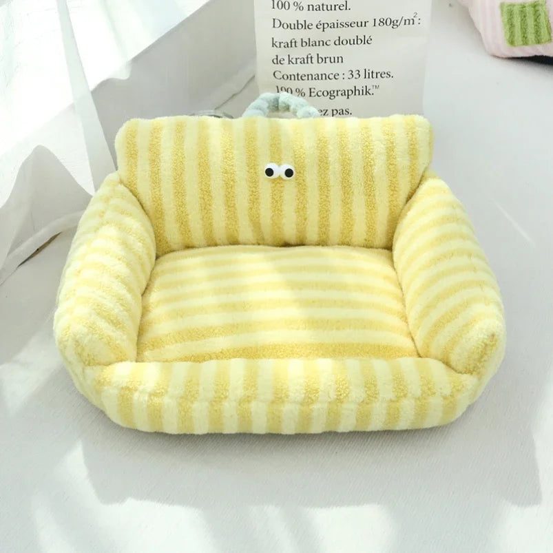 Puppy Special Sofa Kennel Winter Warm Pet Internet Celebrity Cat Nest Small Dog Dog Sleeping Mat Cushion Winter Bed