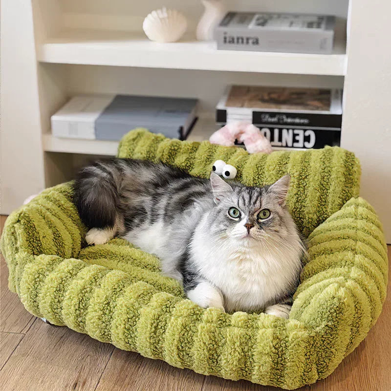 Puppy Special Sofa Kennel Winter Warm Pet Internet Celebrity Cat Nest Small Dog Dog Sleeping Mat Cushion Winter Bed