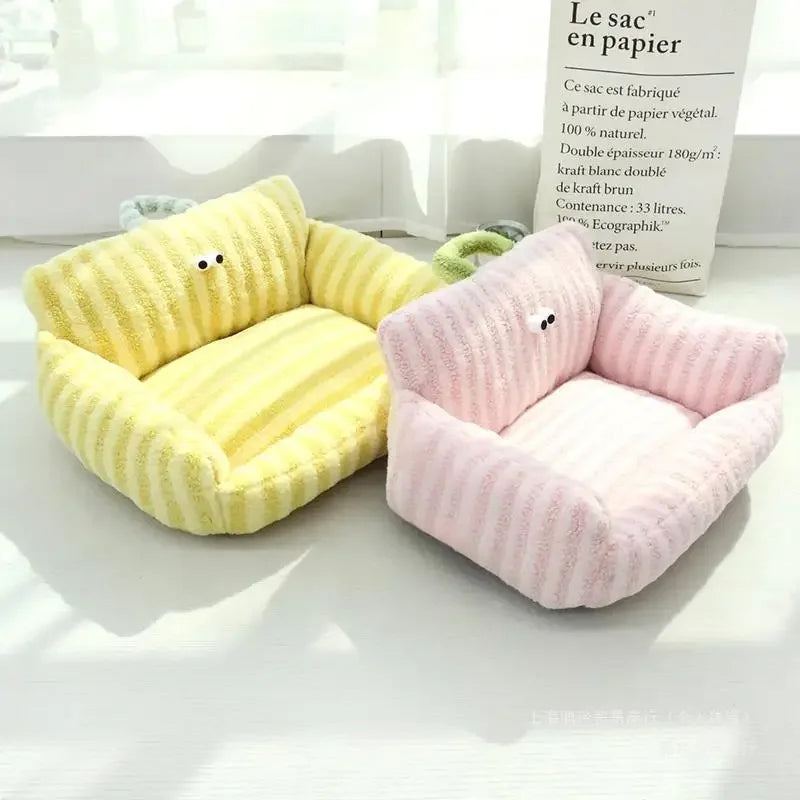 Puppy Special Sofa Kennel Winter Warm Pet Internet Celebrity Cat Nest Small Dog Dog Sleeping Mat Cushion Winter Bed