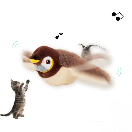 Interactive Chirping Bird Toy Touch-Sensitive Plush w/ Flapping Wings | MyArturito