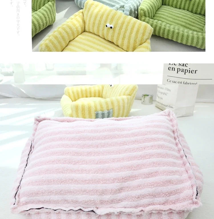 Puppy Special Sofa Kennel Winter Warm Pet Internet Celebrity Cat Nest Small Dog Dog Sleeping Mat Cushion Winter Bed