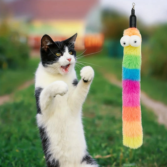 Cat Wand Toy Set 9pcs With Feather & Worm Refills | MyArturito