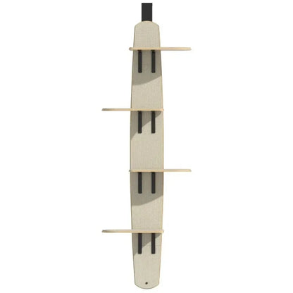 4-Levels Versatile Cat Climber Shelves Wooden Vertical Cats Board Shelf Hanging On Door Steady Cat Tree Tower cat Climbing Frame