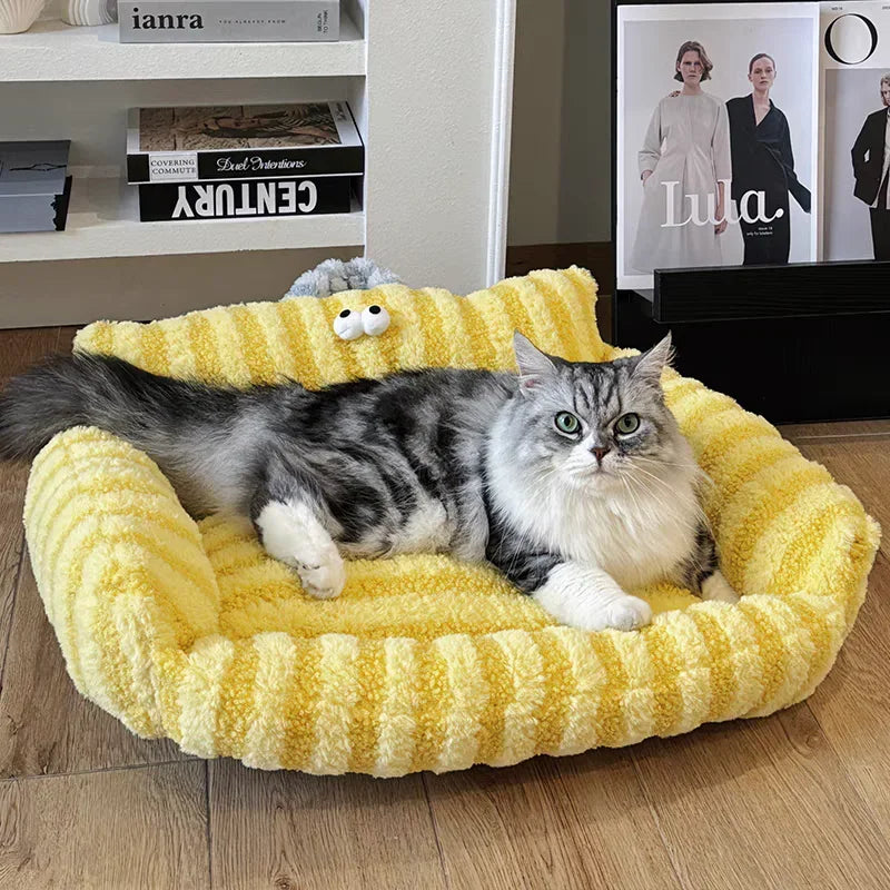 Puppy Special Sofa Kennel Winter Warm Pet Internet Celebrity Cat Nest Small Dog Dog Sleeping Mat Cushion Winter Bed