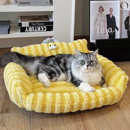Puppy Special Sofa Kennel Winter Warm Pet Internet Celebrity Cat Nest Small Dog Dog Sleeping Mat Cushion Winter Bed