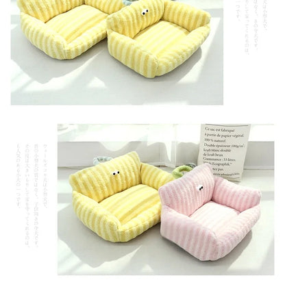 Puppy Special Sofa Kennel Winter Warm Pet Internet Celebrity Cat Nest Small Dog Dog Sleeping Mat Cushion Winter Bed