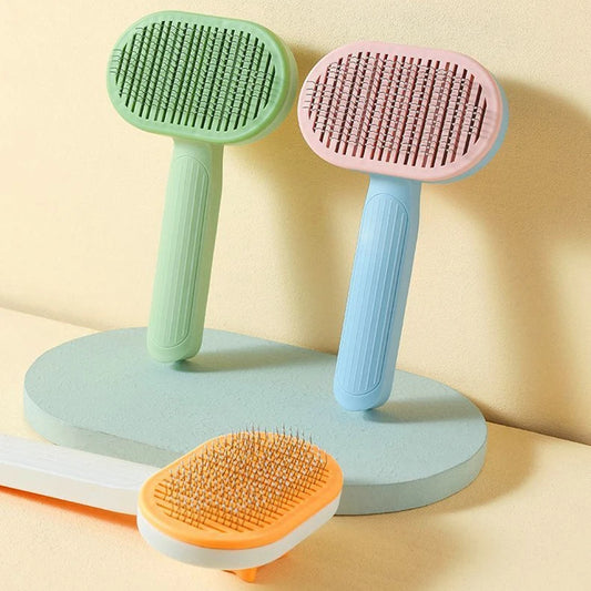 Cat brush for dogs to float hair accessories Blue cat short Muppet cleaning hair removal comb cat supplies