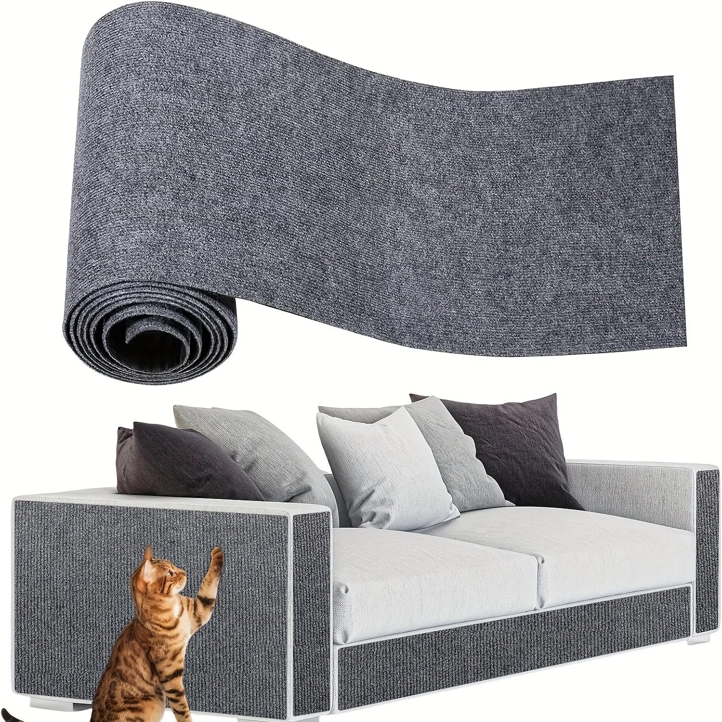 Cat Climbing Pad Self Adhesive Scratch Proof Wall Protector Durable Non Shedding Paste Board for Cats Furniture Protector