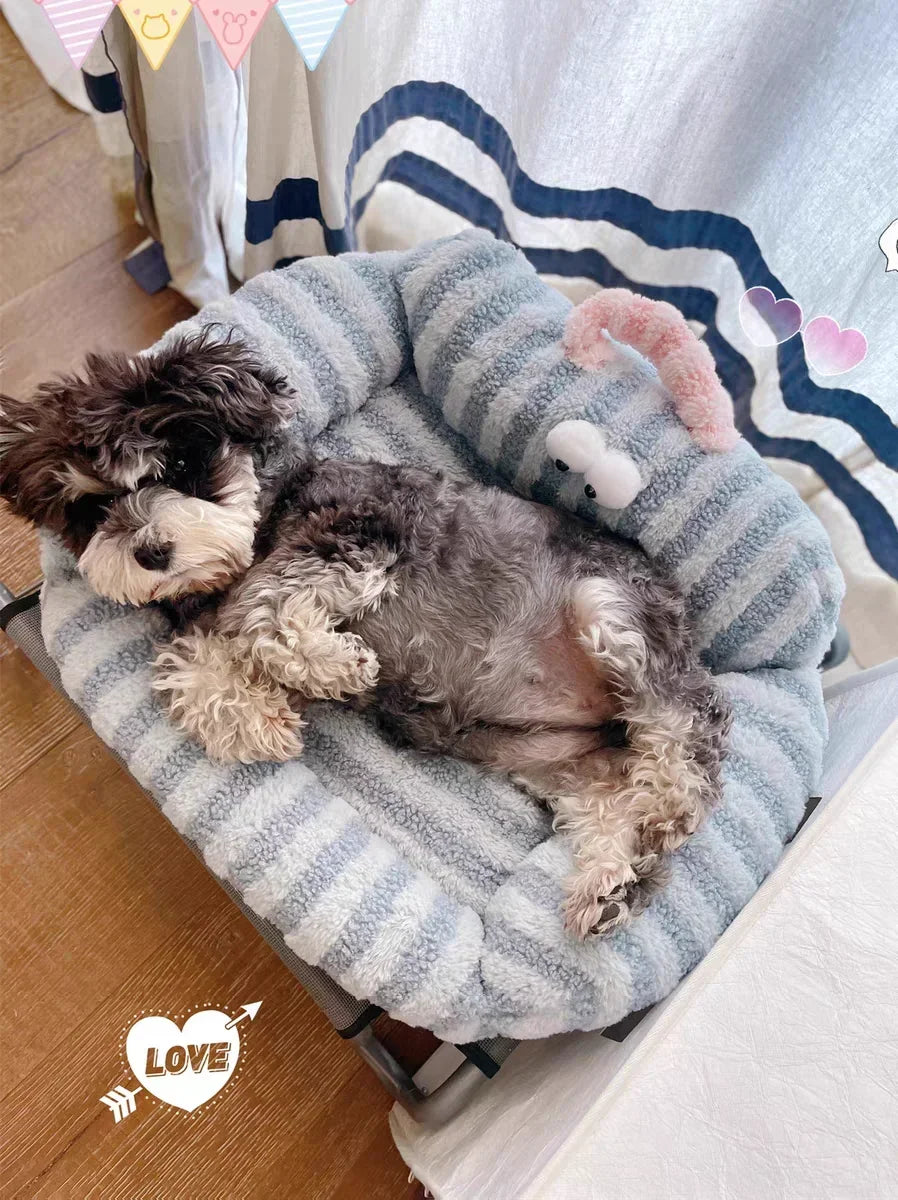 Puppy Special Sofa Kennel Winter Warm Pet Internet Celebrity Cat Nest Small Dog Dog Sleeping Mat Cushion Winter Bed