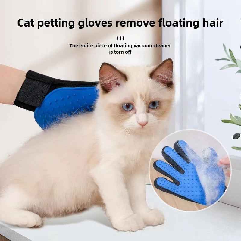 Cat Grooming Glove | Rubber Hair Removal & Massage Brush | MyArturito