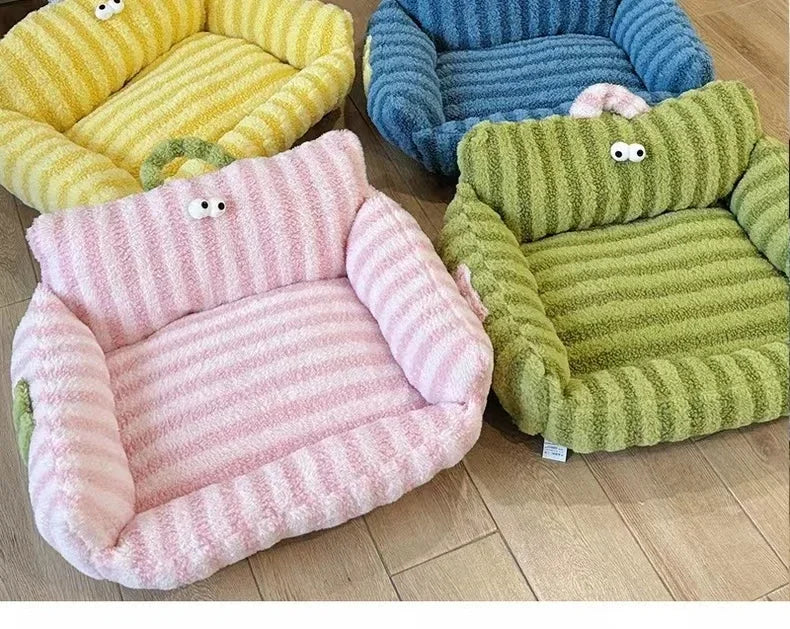 Puppy Special Sofa Kennel Winter Warm Pet Internet Celebrity Cat Nest Small Dog Dog Sleeping Mat Cushion Winter Bed