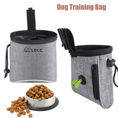 Dog Treat Training Pouch | Oxford Cloth 14.5×15cm with Poop Bag Dispenser | MyArturito