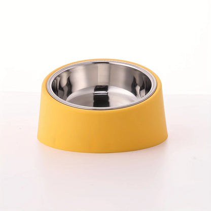 Elevated Dog Bowl | Slanted Stainless Steel Food & Water Basin | MyArturito