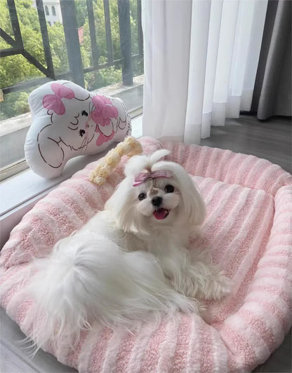 Puppy Special Sofa Kennel Winter Warm Pet Internet Celebrity Cat Nest Small Dog Dog Sleeping Mat Cushion Winter Bed