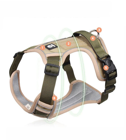Harness Reflective Saddle Dog Adjustable Pet Harness No Pull Walking Training Small Medium Large Big Dogs Chest Strap Product