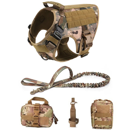 Tactical Dog Harness And Leash Set For Training And Outdoor Use | MyArturito