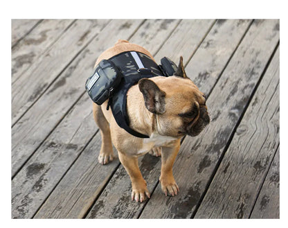 Pet supplies Dog Backpack for Hiking Camping Travel Waking Saddle Bag for Small Medium Dog Waterproof Tactics Pack