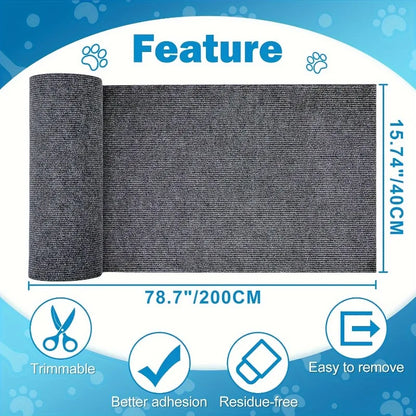 Cat Climbing Pad Self Adhesive Scratch Proof Wall Protector Durable Non Shedding Paste Board for Cats Furniture Protector