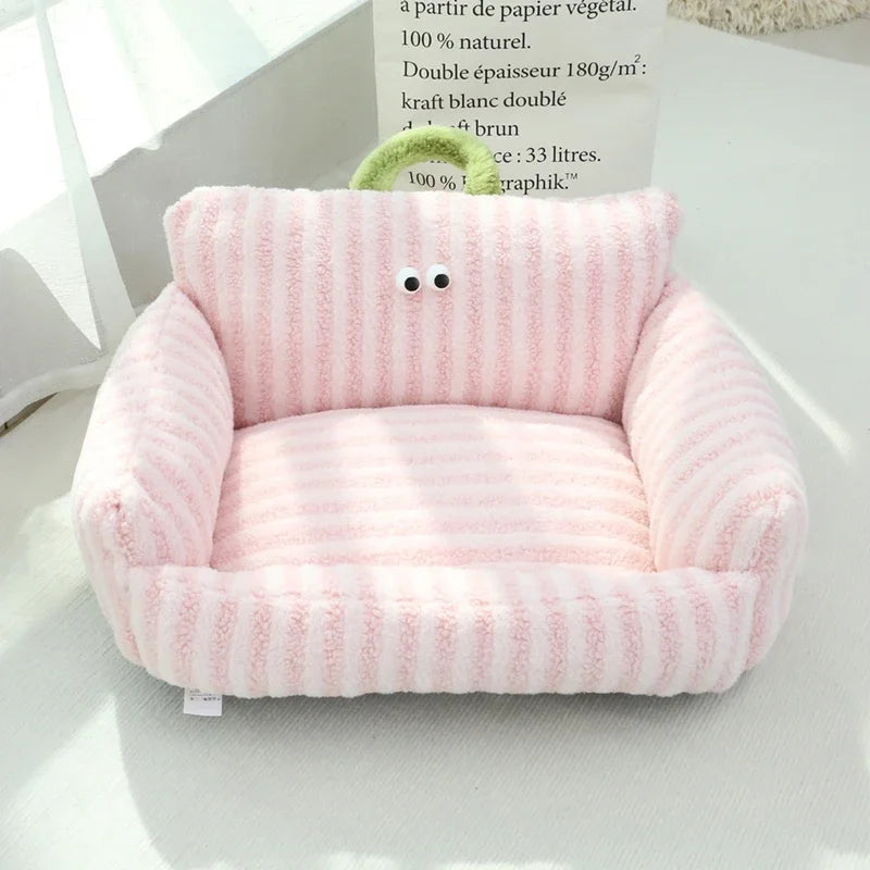 Puppy Special Sofa Kennel Winter Warm Pet Internet Celebrity Cat Nest Small Dog Dog Sleeping Mat Cushion Winter Bed