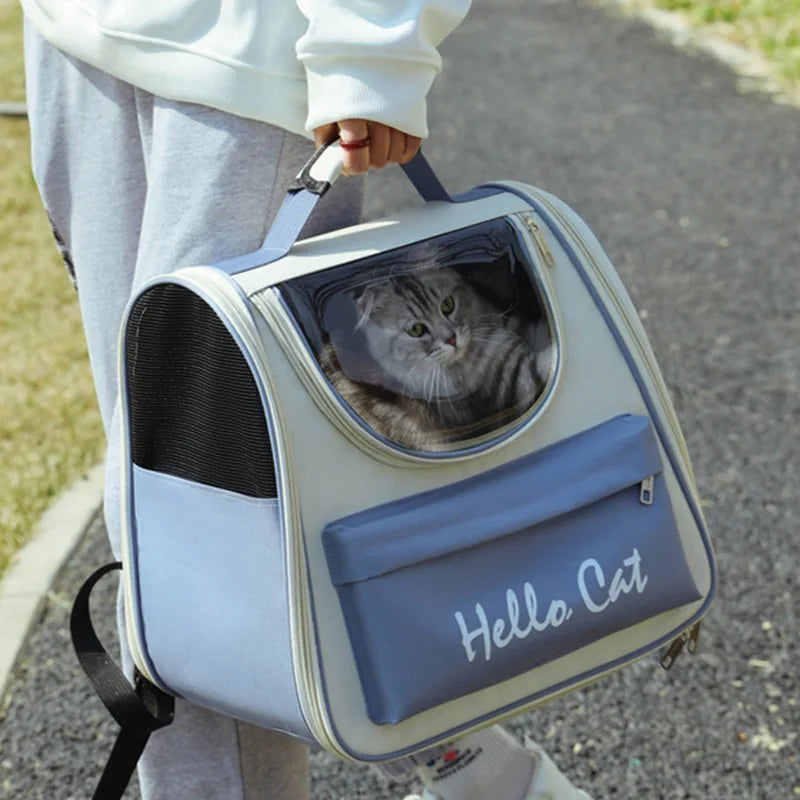 PawVoyager | Cat Travel Backpack – Breathable, Windproof & Stylish Design | MyArturito