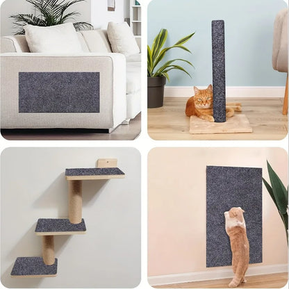 Cat Climbing Pad Self Adhesive Scratch Proof Wall Protector Durable Non Shedding Paste Board for Cats Furniture Protector