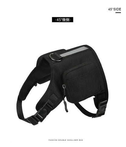 Pet supplies Dog Backpack for Hiking Camping Travel Waking Saddle Bag for Small Medium Dog Waterproof Tactics Pack