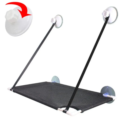 Double-Decker Cat Window Hammock Breathable Oxford Fabric Strong Suction Mount | MyArturito