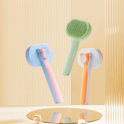 Cat brush for dogs to float hair accessories Blue cat short Muppet cleaning hair removal comb cat supplies