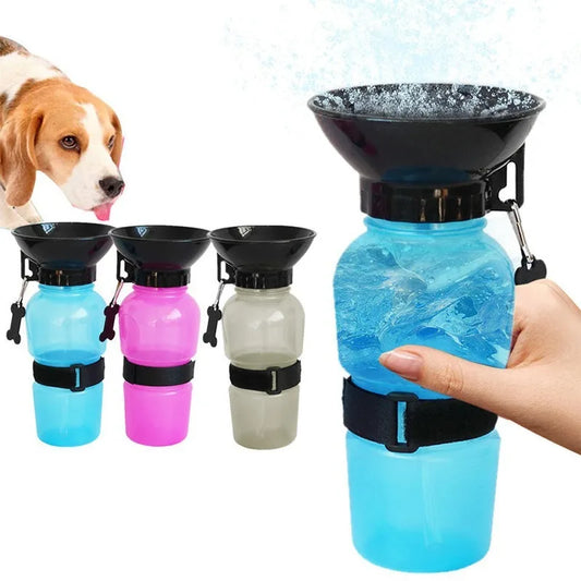 Portable Dog Water Bottle With Drink Cup And Bowl For Outdoor Adventures | MyArturito