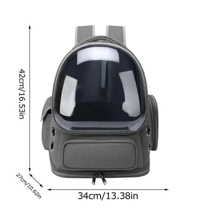 Cat Backpack Carrier Pet Bag Carrier Cat Travel Pouch Backpack Breathable Space Capsule Pet Carrier Cat Bag Pet Backpack For