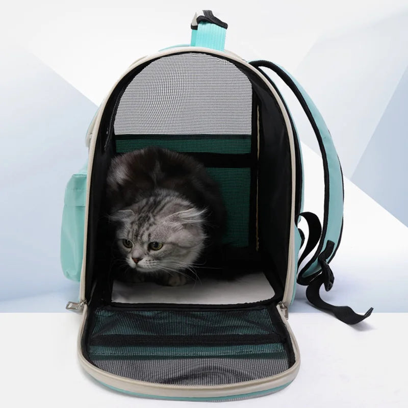 PawVoyager | Cat Travel Backpack – Breathable, Windproof & Stylish Design | MyArturito